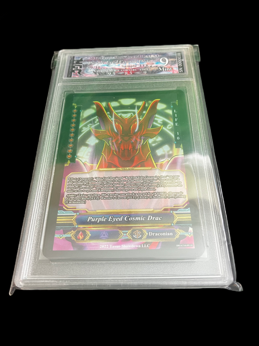 Graded Card: Purple Eyed Cosmic Drac
