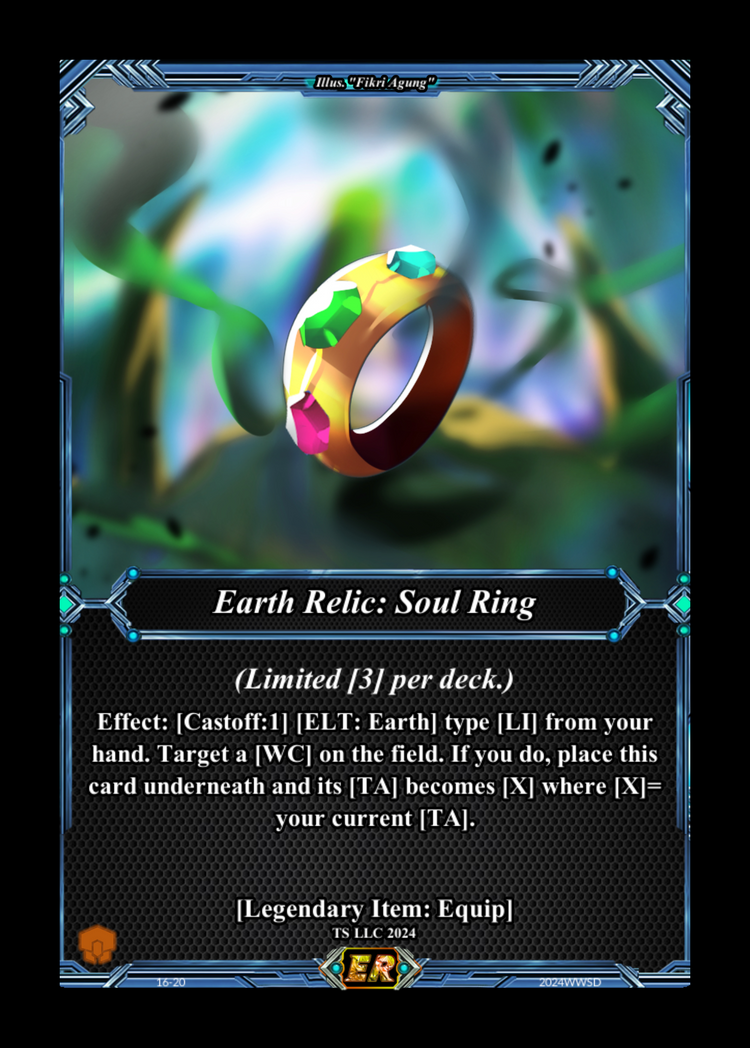 Legendary Item: Equip Card