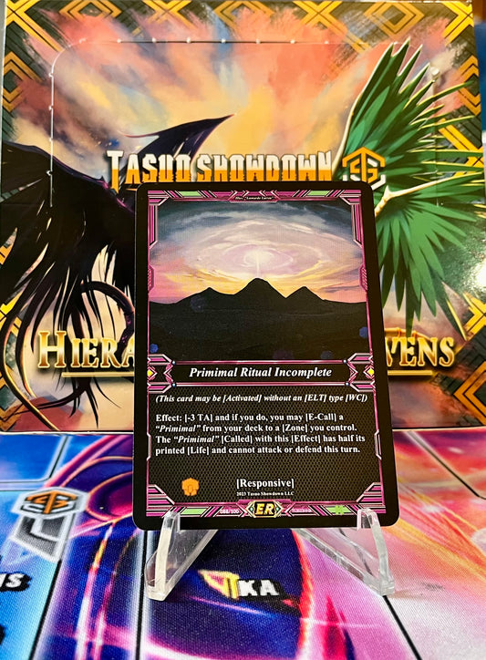 Primimal Ritual Incomplete