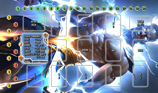 Playmat: Xues The God of Lightning