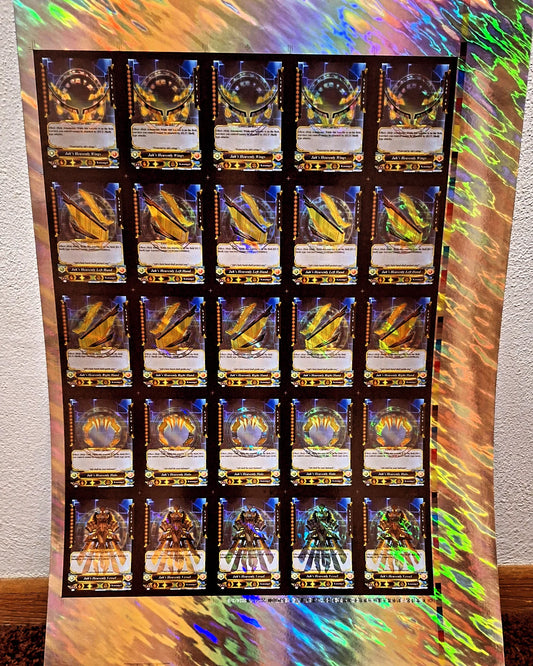 Hierarchy of the Heavens Box Topper Uncut Sheet